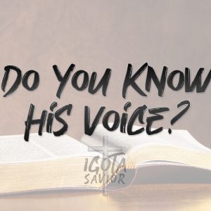 Do You Know His Voice?