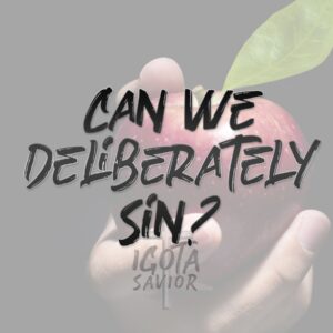 Can We Deliberately Sin?